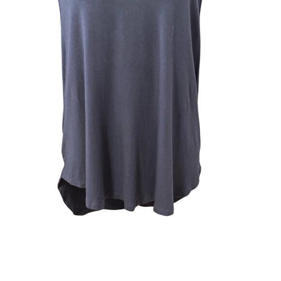 Angel Maternity Blouse Sleeveless V Neckline Knit High Low Blue Women's XS NWOT - Picture 3 of 9